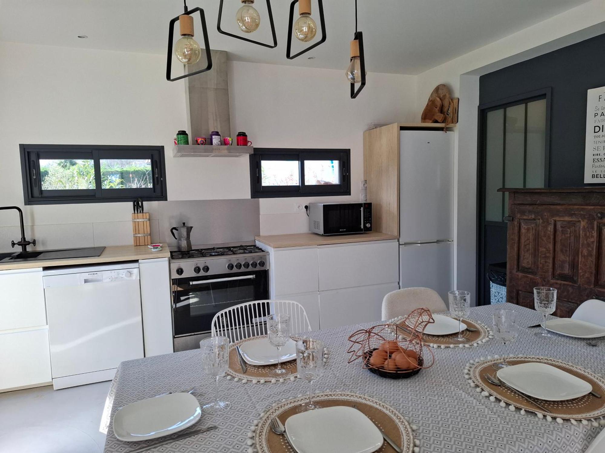 Charmante Villa Familiale Au Calme A 15Min Des Plages Аскен Экстерьер фото